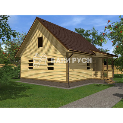Сруб дома 9x10 СД-7
