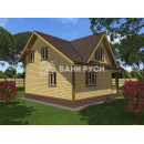 Каркасный дом 8x8 КД-23