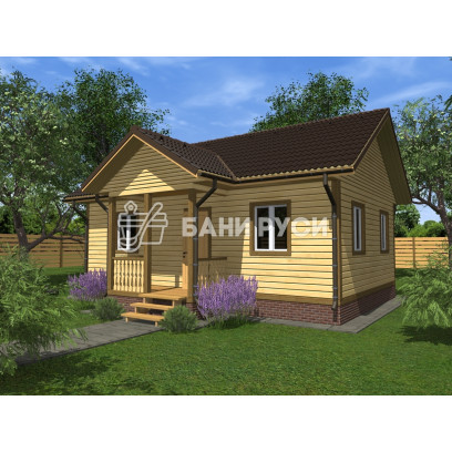 Каркасный дом 6x9 КД-24