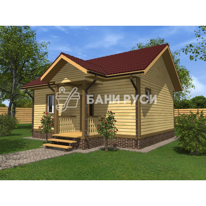 Каркасный дом 6x8 КД-29