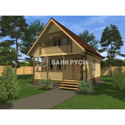 Каркасный дом 6x9 КД-30