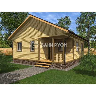 Каркасный дом 8x9 КД-32