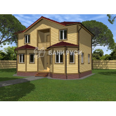 Каркасный дом 9x7 КД-37