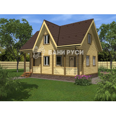 Каркасный дом 9x6 КД-39