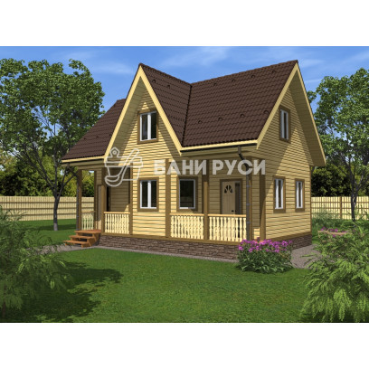 Каркасный дом 9x6 КД-39