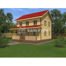 Каркасный дом 9x9 КД-41