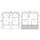 Каркасный дом 9x9 КД-41