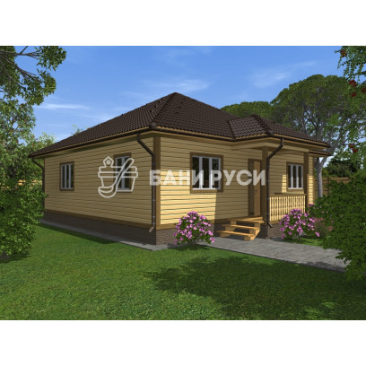 Каркасный дом 10x10 КД-46