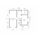 Каркасный дом 7,5x8 КД-57