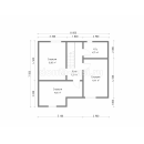 Каркасный дом 7,5x8 КД-57